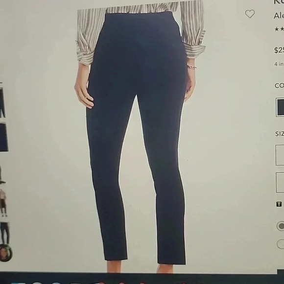 KOBI HALPERIN ALEXANDRA SLIM ANKLE PANTS SIZE 6 - Picture 2 of 5